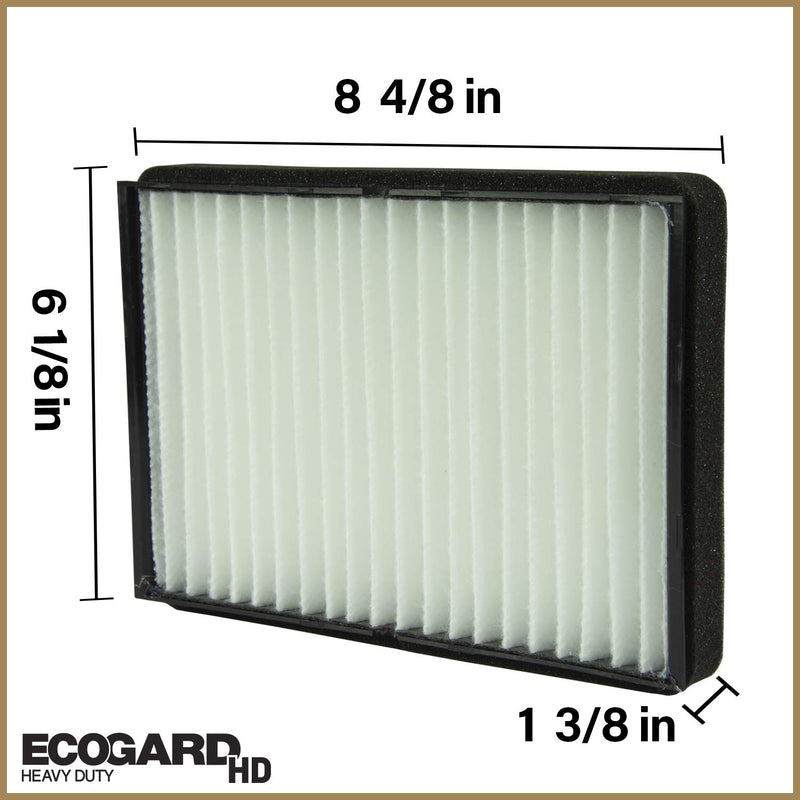  [AUSTRALIA] - ECOGARD XC10614HD Premium Heavy Duty Truck Cabin Air Filter (8-1/2 x 6-1/8 x 1 inch) Fits Sterling Acterra, A-Line and L-Line