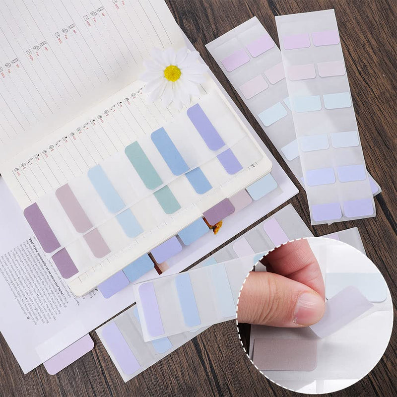  [AUSTRALIA] - 360 Pcs Sticky Index Tabs, Colored Book Sticky Tabs for Notebooks, Repositionable Page Tabs for Notebooks File Classification,12 Colors(1 Inch, 1.8×1 Inch ) 360