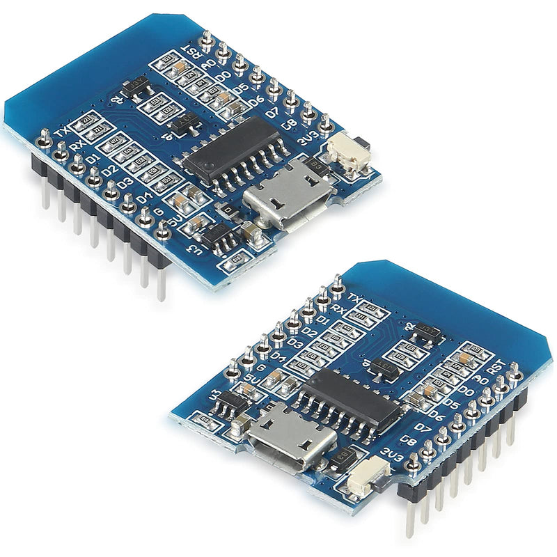  [AUSTRALIA] - ACEIRMC ESP8266 ESP-12 ESP-12F NodeMcu Mini D1 Module WeMos Lua 4M Bytes WLAN WiFi Internet Development Board Base on ESP8266 ESP-12F for Arduino,Compatible with WeMos D1 Mini （10pcs） 10pcs