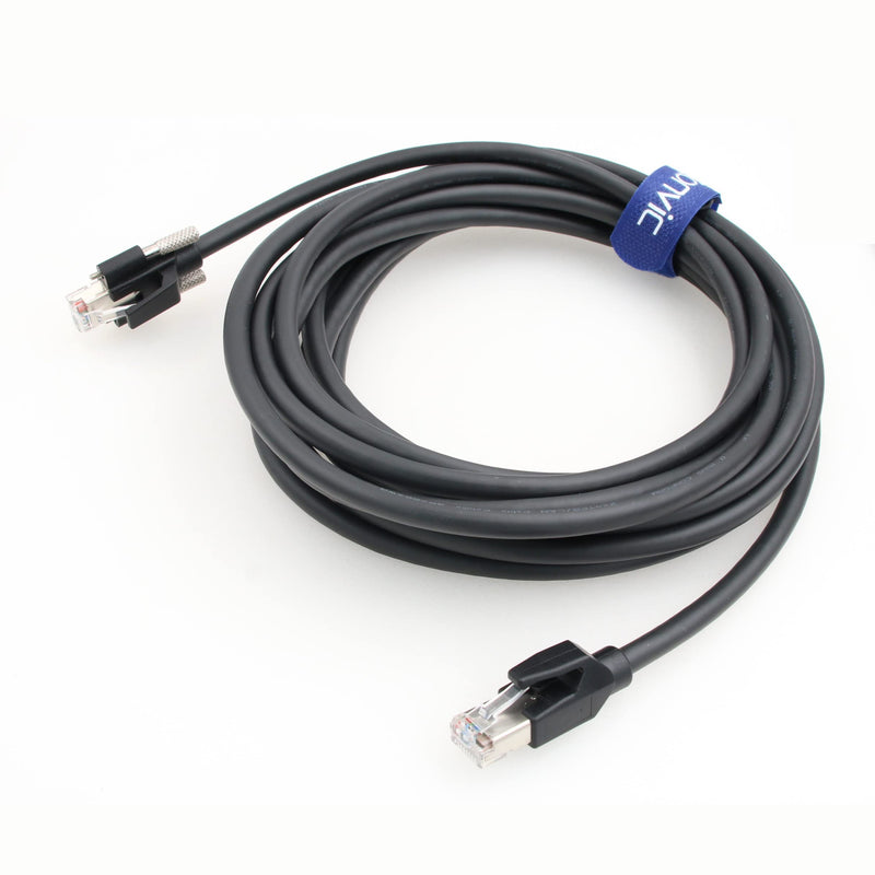  [AUSTRALIA] - Eonvic Gigabit RJ45 Thumbscrew High Flexible Cable for Industrial CCD Cameras