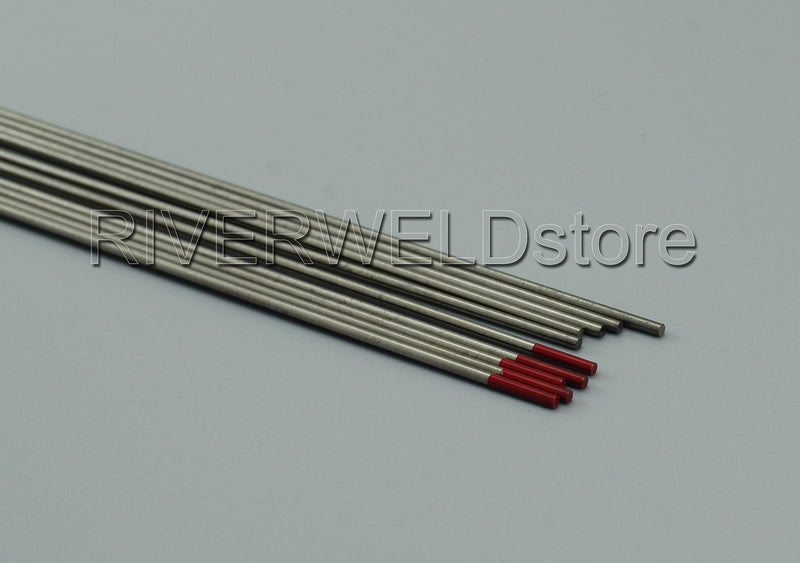  [AUSTRALIA] - TIG Welding WT20 Tungsten Electrodes 2 Thoriated 1/16” x 7” 10 Pack