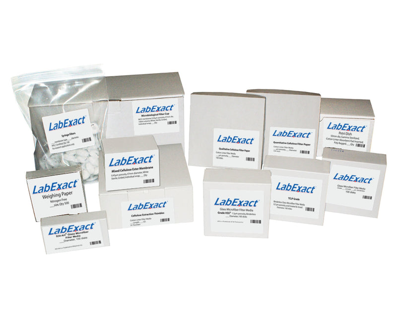 LabExact 1200236 Grade CFP2 Qualitative Cellulose Filter Paper, 8µm, 9.0cm (Pack of 100) - LeoForward Australia