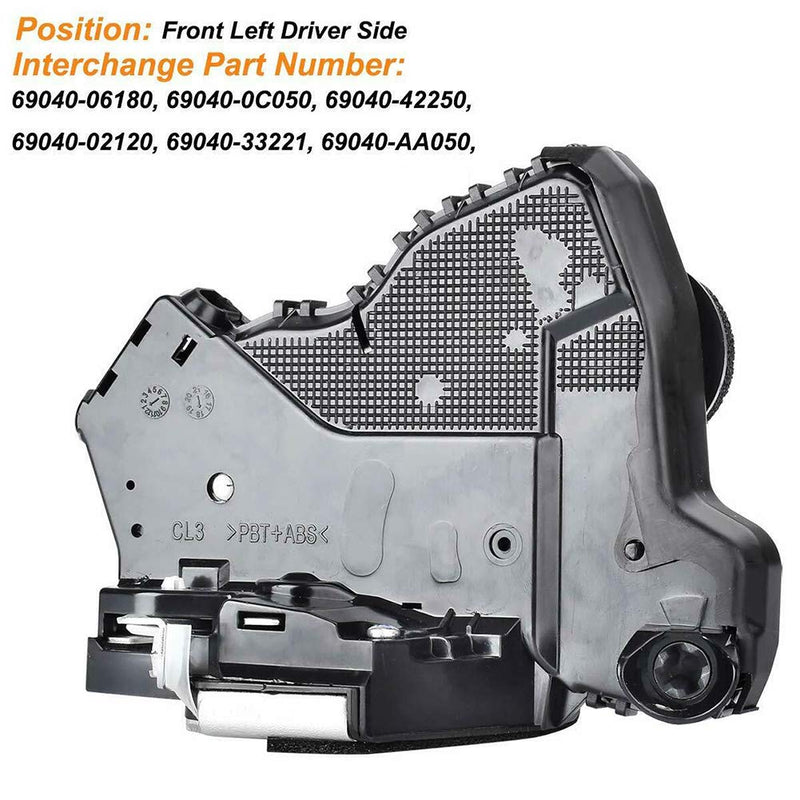 Cheriezing Integrated Door Lock Actuator Motor - Front Left Driver Side - compatible with 4Runner, Camry, RAV4, Lexus ES350, GX460, IS250, IS350, Scion tC xB xD - Replaces# 69040-06180, 931-401 - LeoForward Australia