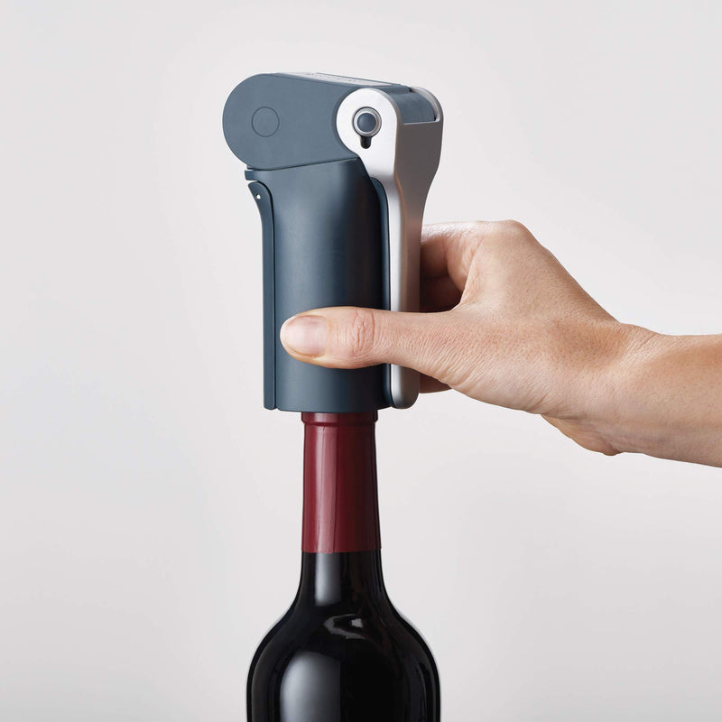  [AUSTRALIA] - Joseph Joseph BarWise Compact Folding Lever Corkscrew Wine Opener with Foil Cutter, One-Size, Blue