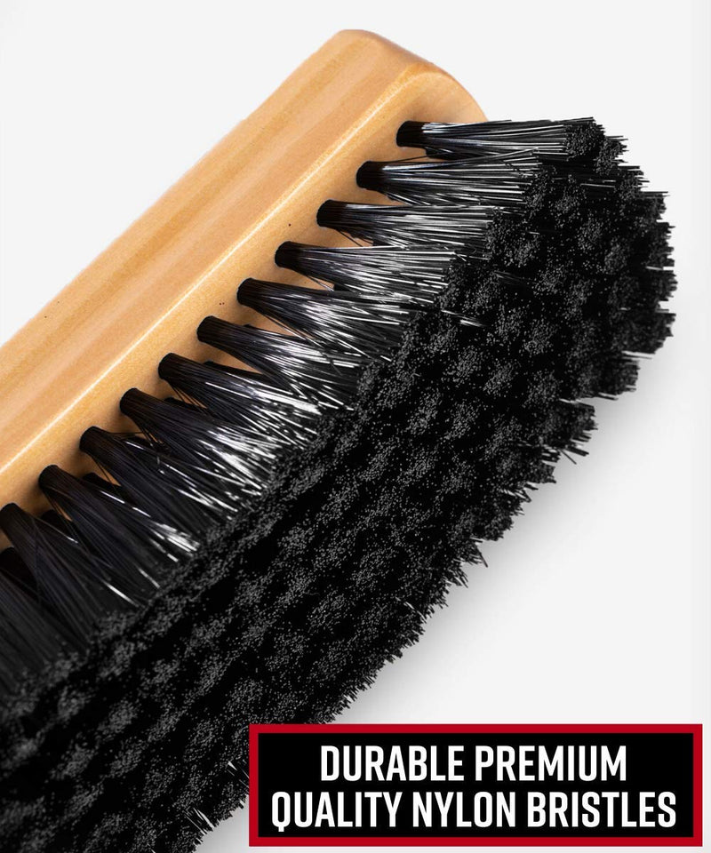  [AUSTRALIA] - Adam’s Cockpit Detailing Brush - Car Cleaning Brush | Scrub Brush for Interior Leather Cleaner Carpet Upholstery Fabric Shoe Sofa Shower Bathroom Pet | Car Wash Kit - Car Cleaning Supplies Full-Size