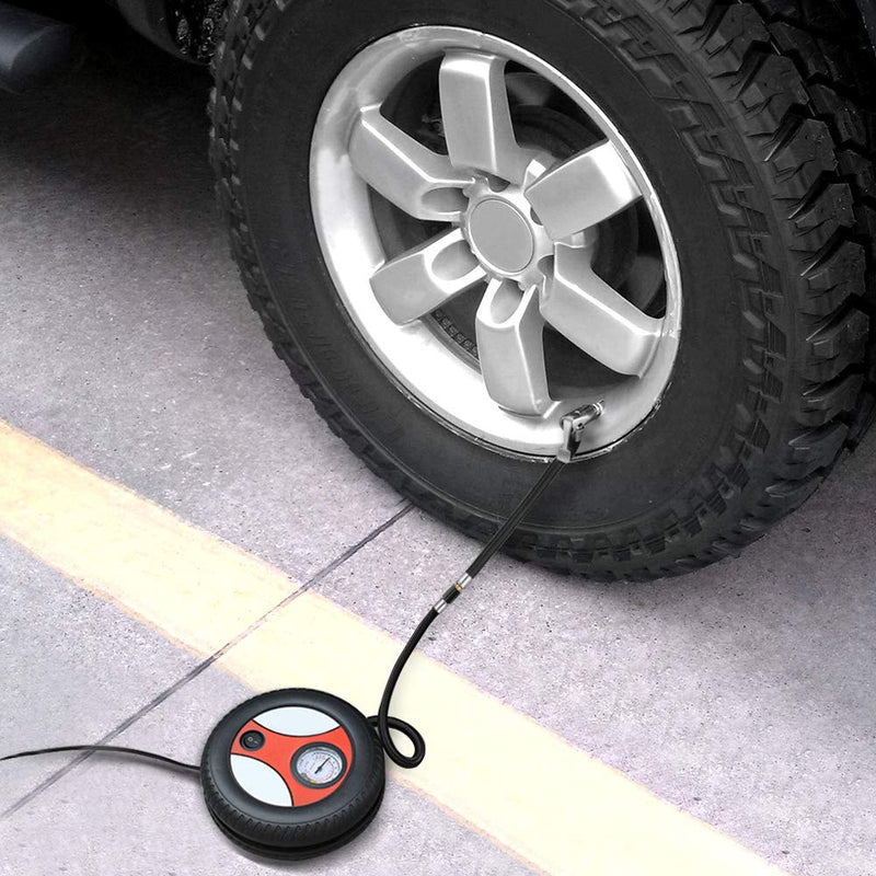  [AUSTRALIA] - LUMITECO Locking Tire Chuck with Rubber Hose and Standard Tire Valve Fine Thread, Tire Inflator Pump Hose Adapter for Twist On Convert to Lock On Connection