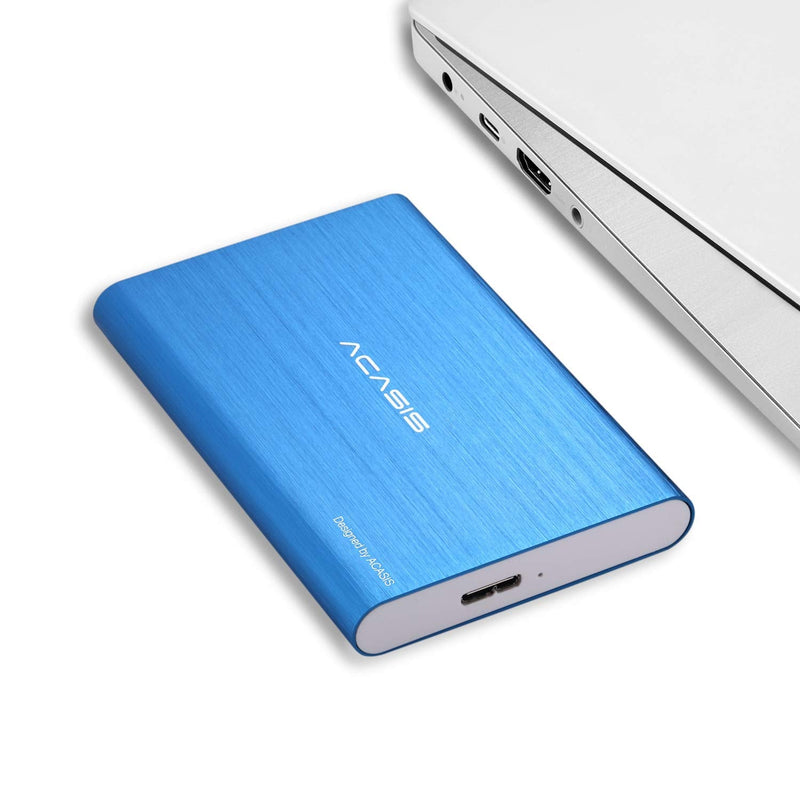  [AUSTRALIA] - ACASIS USB3.0 2.5" Portable External Hard Drive 320GB Hard Disk for Desktop Laptop HDD (320GB, Blue)