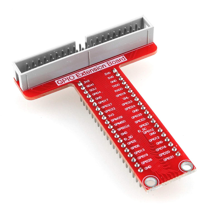  [AUSTRALIA] - DGZZI RPi GPIO Breakout Expansion Board+ 21cm 40Pin GPIO Flat Ribbon Cable for Raspberry Pi 4B/3B/3B+/2B/1B+