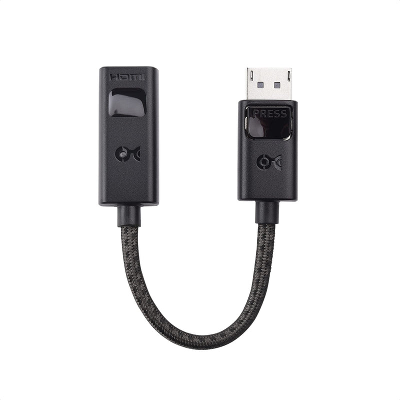  [AUSTRALIA] - Cable Matters 8K DisplayPort 1.4 to HDMI 2.1 Adapter with 4K 120Hz or 8K 60Hz, Unidirectional DisplayPort to HDMI 2.1 Cable Adapter in Black, Support for RTX 3080/3090, RX 6800/6900 and More
