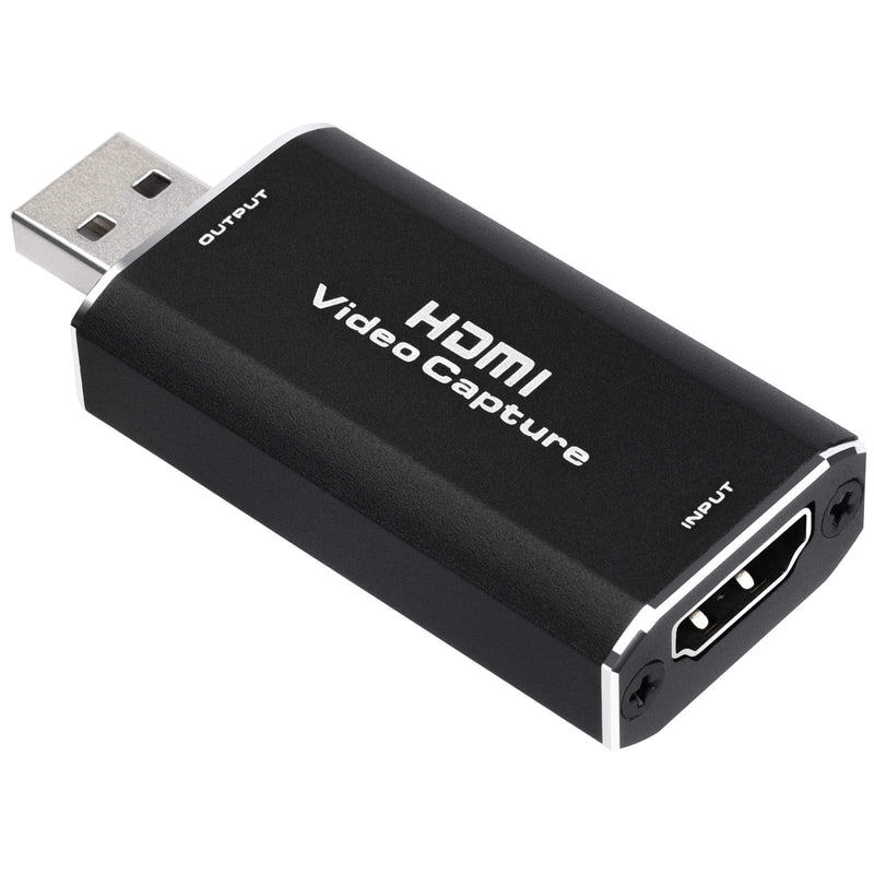  [AUSTRALIA] - Audio Video Capture Card Device Record, HD 1080P 30fps HDMI to USB 2.0, Camcorder, or Action Cam for Live Broadcasting, Gaming, Streaming, Video Conference, Teaching