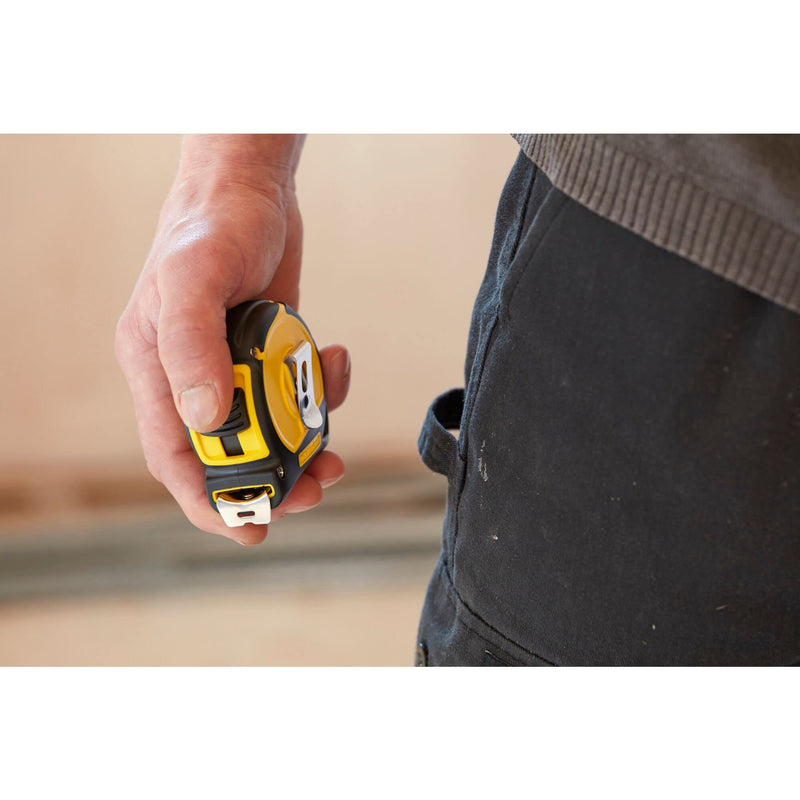  [AUSTRALIA] - Stanley Tylon tape measure (8 m, Tylon polymer protective layer, sliding end hook, plastic housing) 0-30-657 8 m single