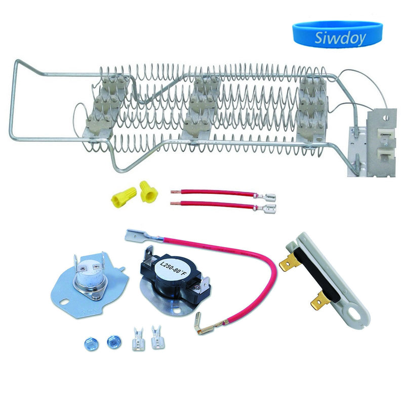 Siwdoy 4391960 279816 3392519 Dryer Heating Element Kit Compatible with Whirlpool Dryer WP4391960 AP6009347 - LeoForward Australia