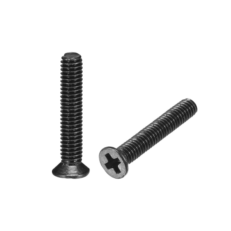  [AUSTRALIA] - uxcell M2.5 x 14mm Phillips Screw Fasteners Black for Laptop PC TV Fan Switch 350pcs M2.5x14mm