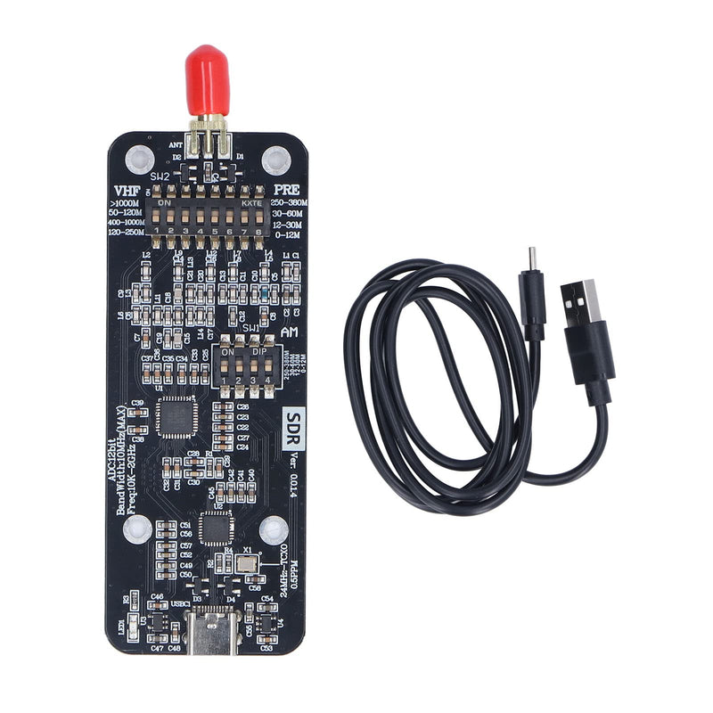  [AUSTRALIA] - Radio Receiver Module, SDR Receiver RSP1 12 Bit Software Wireless Digital Receiver Defined Radio Module Board 10KHz‑2GHz for, Radios & Parts