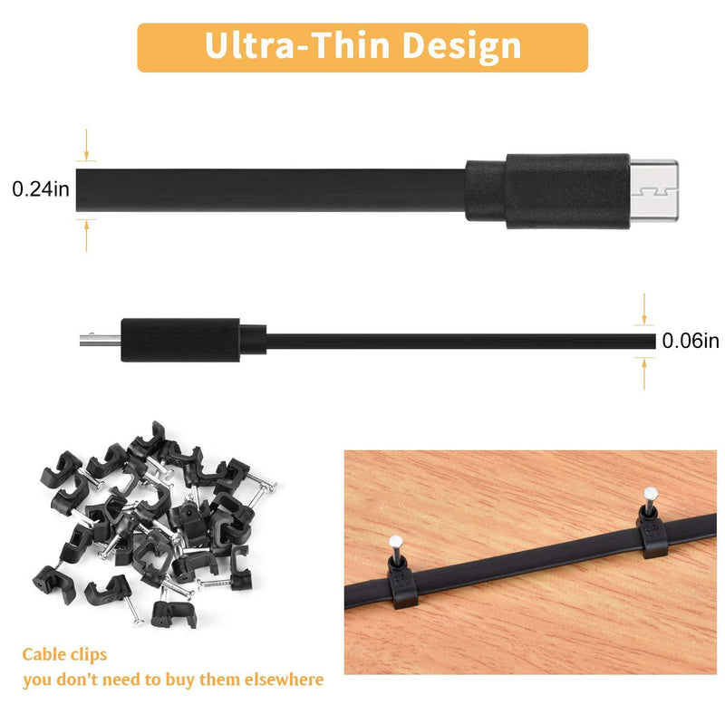  [AUSTRALIA] - 3 Pack 10FT Power Extension Cable for WyzeCam, WyzeCam Pan, KasaCam Indoor, NestCam Indoor, Blink,Cloud Cam, USB to Micro USB Durable Charging and Data Sync Cord for Security Camera (Black) Black