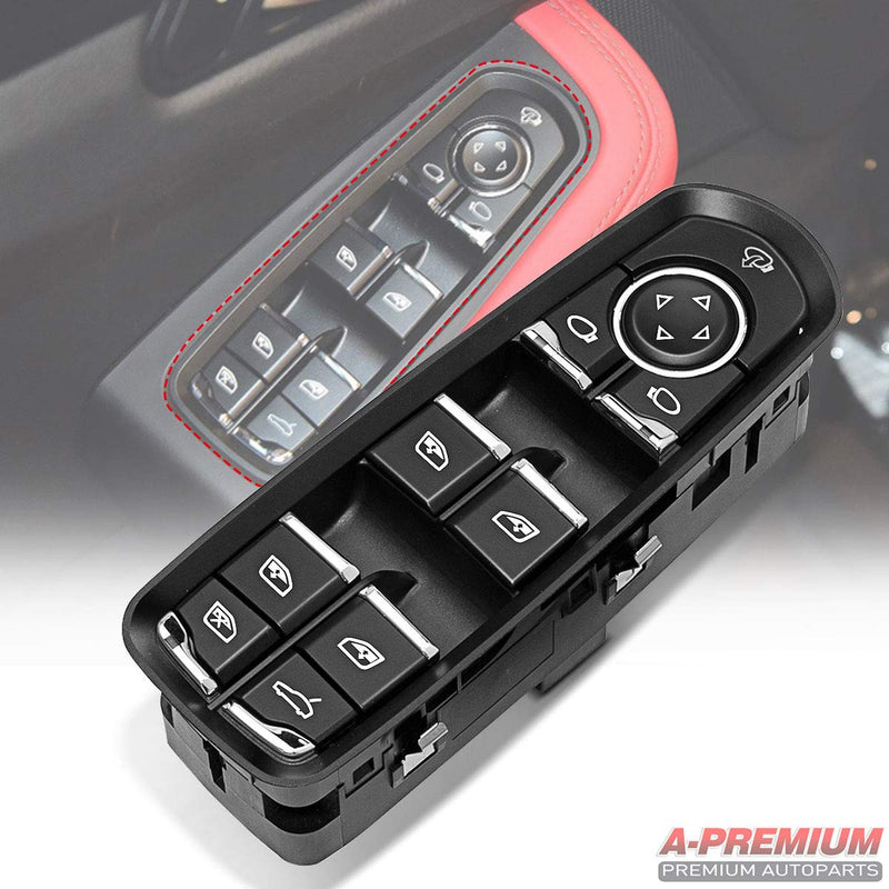 A-Premium Power Master Window Switch Replacement for Porsche Cayenne 2011-2014 Macan 2015-2015 Panamera 2010-2015 Front Left Driver Side - LeoForward Australia