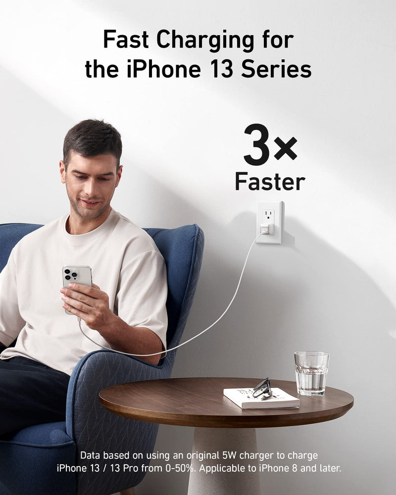  [AUSTRALIA] - Anker USB-C Charger 20W with 3ft USB-C to Lightning Cable, 511 Charger (Nano Pro), PD Durable Compact Fast Charger, Anker Nano Pro for iPhone 13/13 Mini/13 Pro/13 Pro Max/12, Galaxy, iPad/iPad Mini