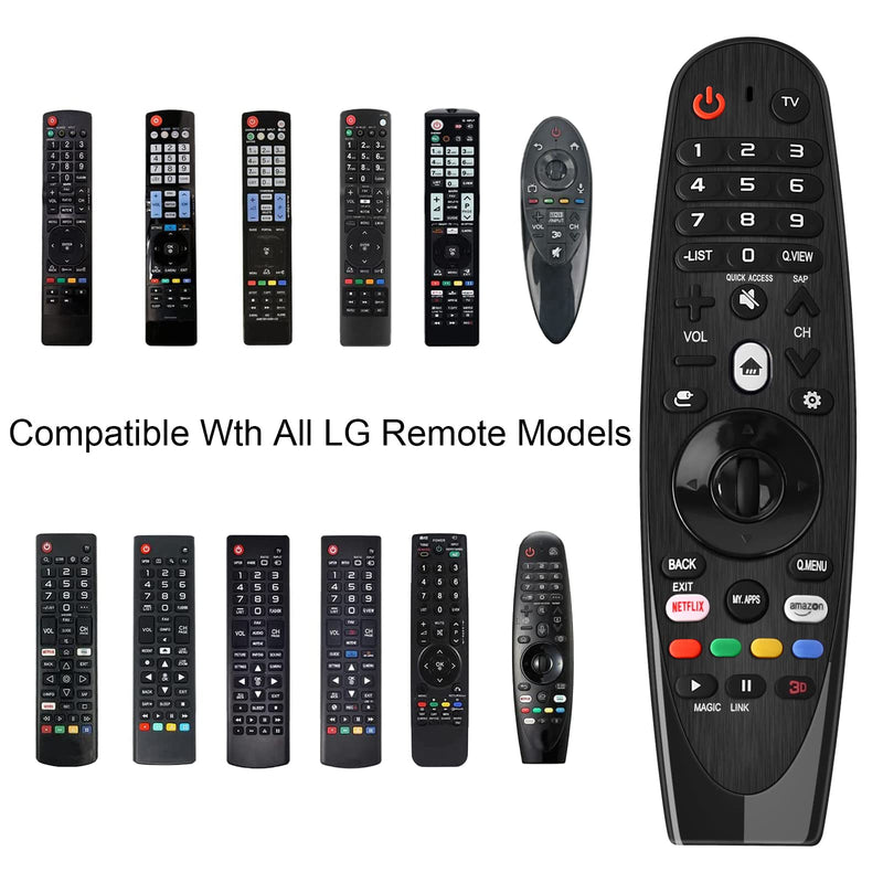  [AUSTRALIA] - Universal Remote Control for LG Smart TV Magic Remote（NO Voice Function No Pointer Function） Compatible with All Models for LG TV