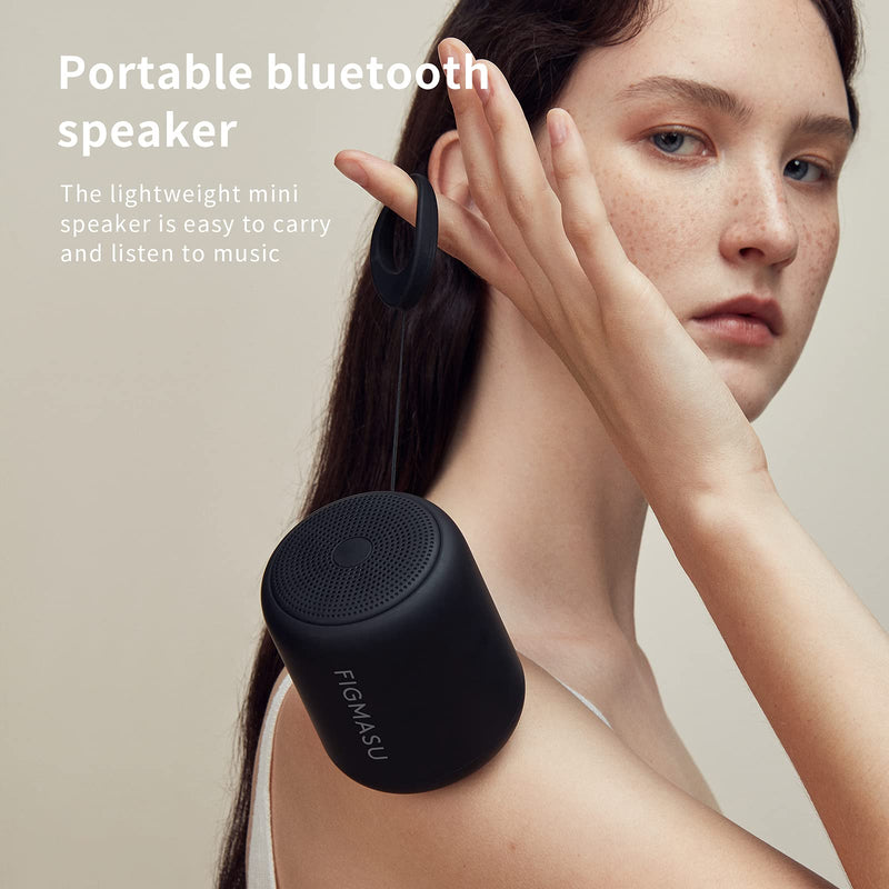 Portable Bluetooth Speakers, Wireless Speaker 360 HD Surround Sound, Outdoor Mini IPX5 Waterproof Travel Speaker with 18H Playtime, Support Micro SD, Black - LeoForward Australia