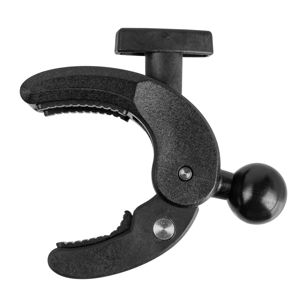  [AUSTRALIA] - Bar Clamp with 1" Ball. Composite ABS with Rubberized Coating on Ball. Compatible with RAM and 1 Inch Ball Systems from Arkon, iBolt and More. Tackform Enterprise Series. For round or flat surfaces