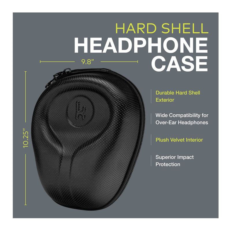  [AUSTRALIA] - Knox Gear Large Headphone Case with EVA Hard Shell
