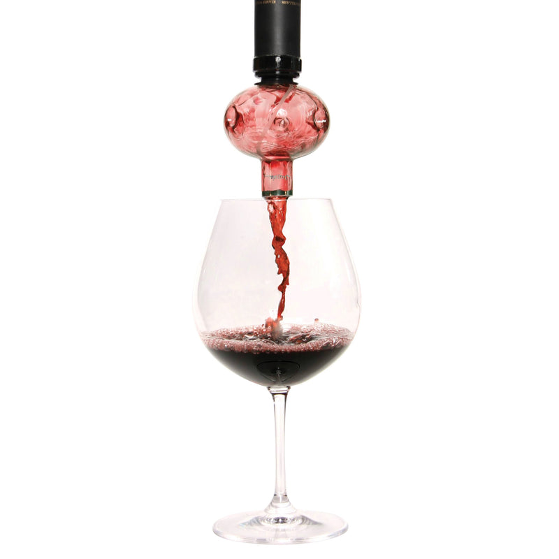  [AUSTRALIA] - Soireehome - In Bottle Wine Aerator - Makes Your Wine Taste Better Made of Glass This Gourmet Decanter Clear Fits All Wine Bottles & Works On Red or White Wine One