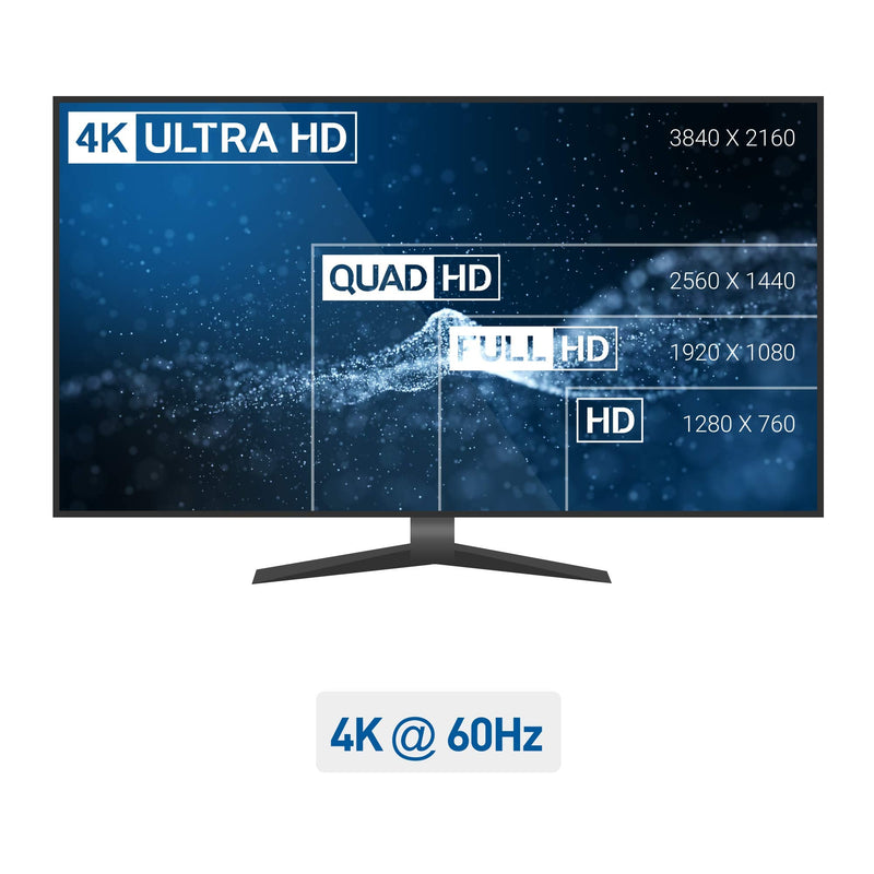  [AUSTRALIA] - Cable Matters Uni-Directional HDMI to DisplayPort Adapter for Desktop and Laptop Computers (HDMI 2.0 to DisplayPort 1.2) with 4K 60Hz Video Resolution - Not Compatible with PS5 or Xbox Series X/S