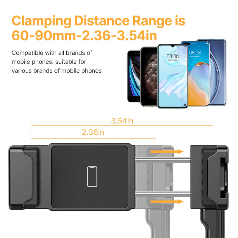  [AUSTRALIA] - ULANZI Smartphone Selfie Mirror Phone Holder Clip Mount for iPhone 14 13 12 Pro Max Mini Rear Phone Camera Vlogging Live Streaming Must Have Accessories