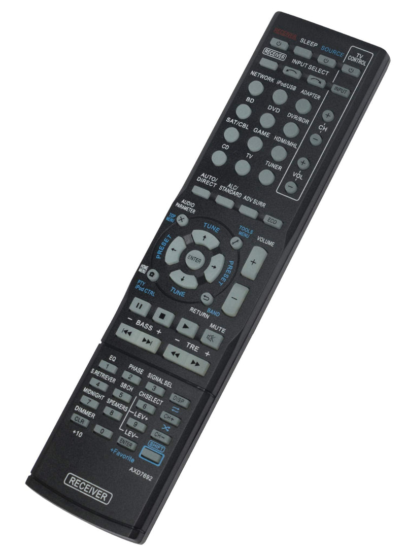  [AUSTRALIA] - AXD7692 Replaced Remote fit for Pioneer AV Receiver VSX-43 8300769200010-IL VSX-828-K VSX-828-S VSX-528-K VSX-528-S VSX-1023-K VSX-823-K, Sub Remote AXD7664