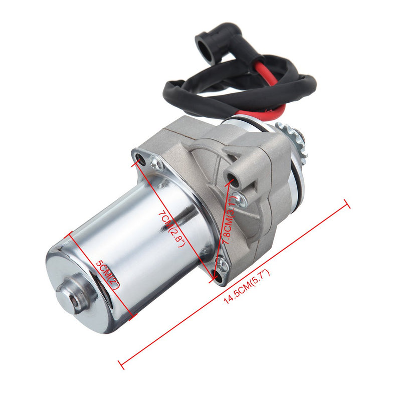  [AUSTRALIA] - Ambienceo Motorcycle Bike ATV Quad 3 Screw Top Mount Starter Motor for 50cc 70cc 90cc 110cc 125cc 4 Stroke Engine