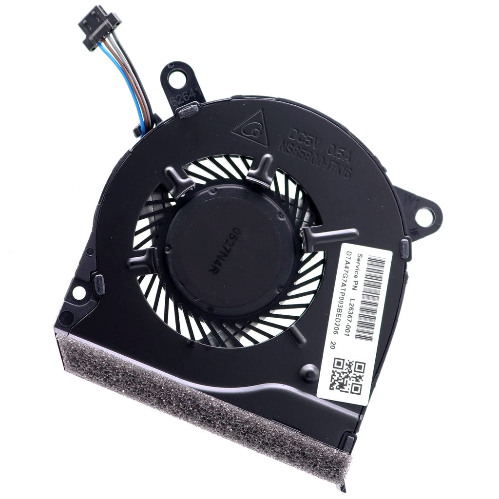  [AUSTRALIA] - Deal4GO CPU & GPU Cooling Fan L26367-001 Replacement for HP 14-CE TPN-Q207 14-CE1004TX 14-CE1005TX 14-CE1006TX 14-CE3012TX (Discrete GPU Edition)