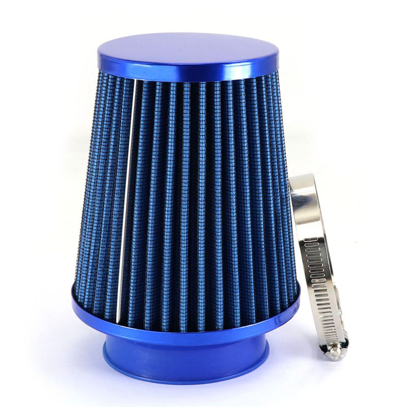  [AUSTRALIA] - TIROL Air Filter Round Tapered Mini Power Stack Auto Cold Air Intake Diameter 3" Blue
