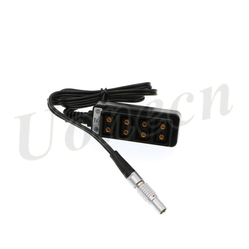  [AUSTRALIA] - Uonecn Splitter Cable for RED DSMC2 Jetpack RTmotion Sidekick 4 Port D-tap Female to FGG. 0B 2 pin Male