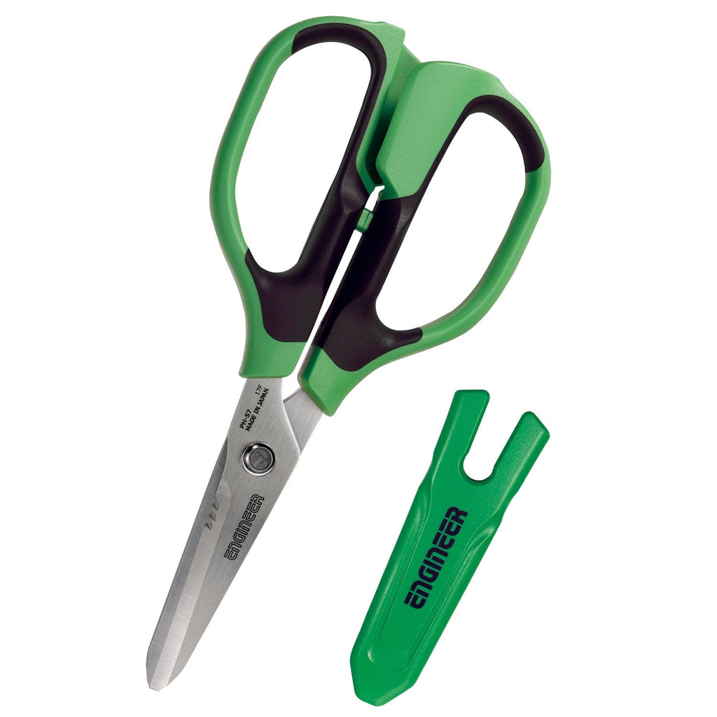  [AUSTRALIA] - Engineer PH-57 Best Combination Professional Grade Japanese Stainless Steel Scissors (Green) Green