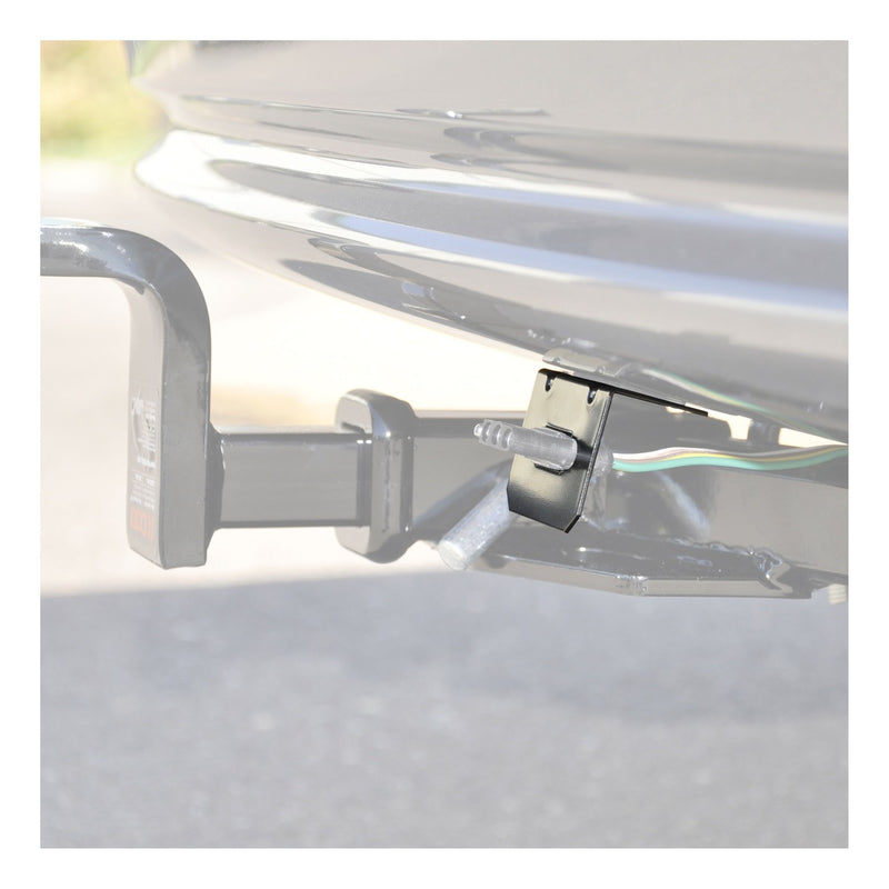  [AUSTRALIA] - CURT 58002 Easy-Mount Vehicle Trailer Wiring Connector Mounting Bracket for 1-1/4-Inch Receiver, 4 or 5-Way Flat