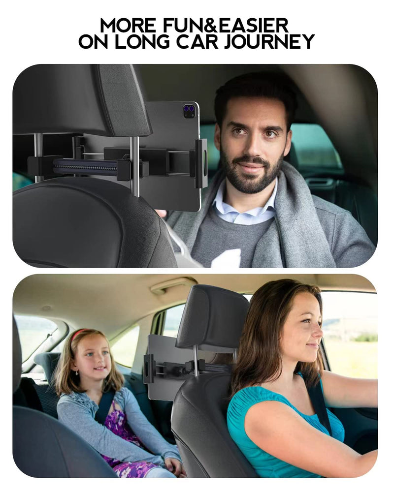  [AUSTRALIA] - Headrest Tablet Holder, Phone Mount for Car Tablet Holder for Car Headrest iPad Holder for Car, 360° Rotation Adjustable Tablet Mount for Car, Automobile Cradles Universal【Royal Blue】