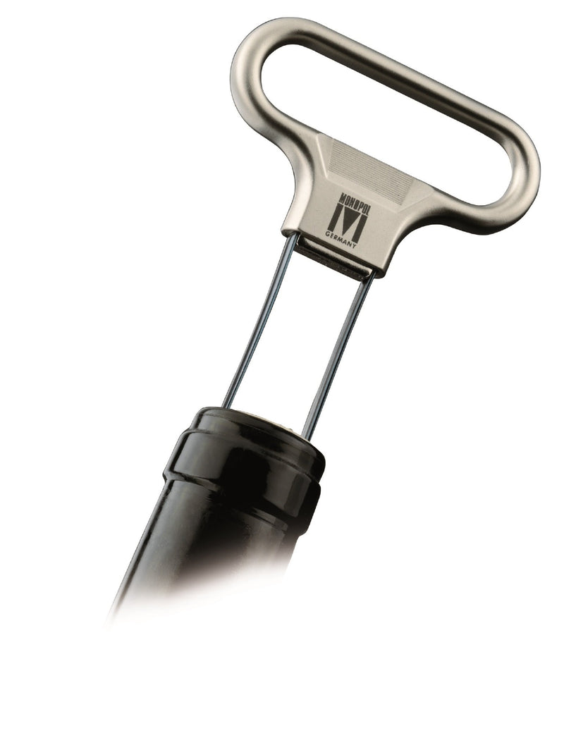  [AUSTRALIA] - Monopol Westmark Germany Steel Two-Prong Cork Puller with Cover (Silver Satin) 1