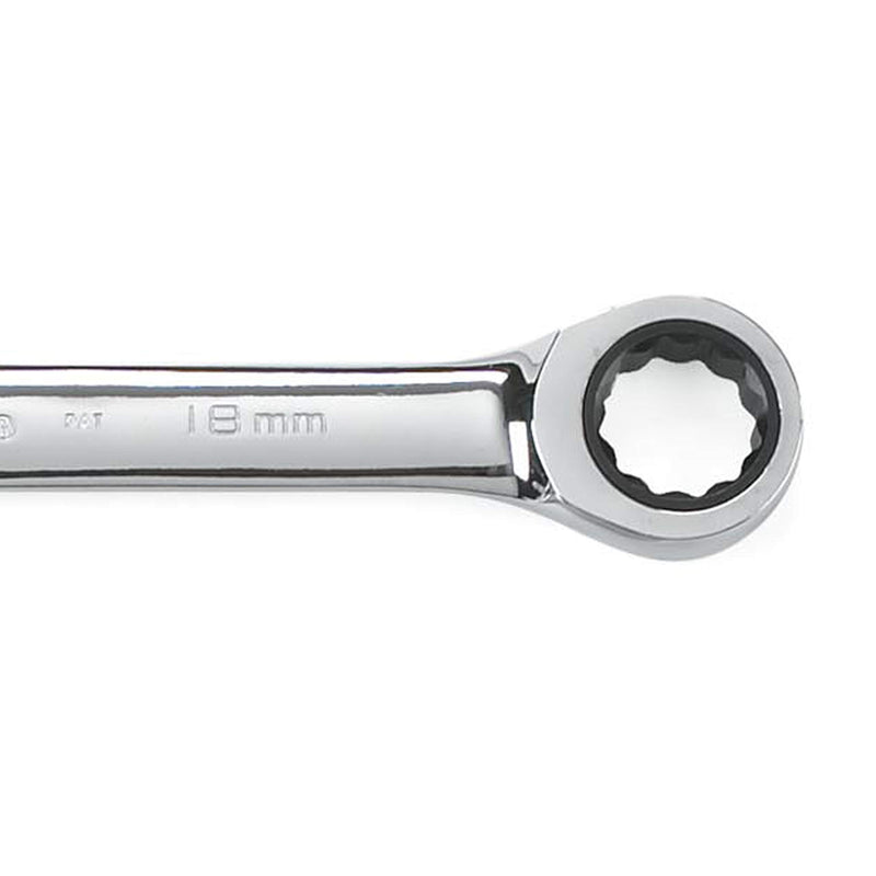  [AUSTRALIA] - GEARWRENCH 18mm 12 Point Ratcheting Combination Wrench - 9118D