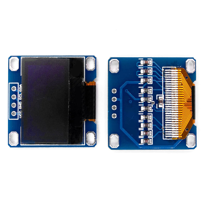  [AUSTRALIA] - YLKOVA OLED 0.96 Inch OLED Display Module IIC SSD1306 128 64 LCD Blue with Du-pont Wire 40-Pin Female to Female, I2C Serial Self-Luminous Display Board, for Ar duino UNO R3 STM