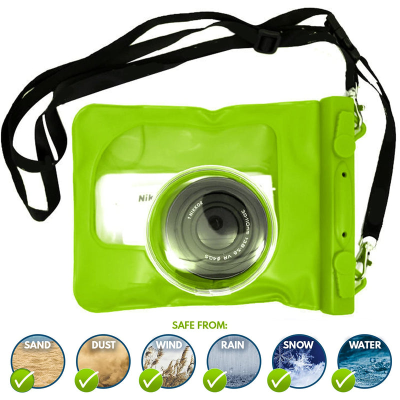  [AUSTRALIA] - Alayna Waterproof Underwater Camera Dry Bag for Housing Digital Cameras in a Case Pouch Protector to Take Pictures and Capture Photos and Videos Under Water