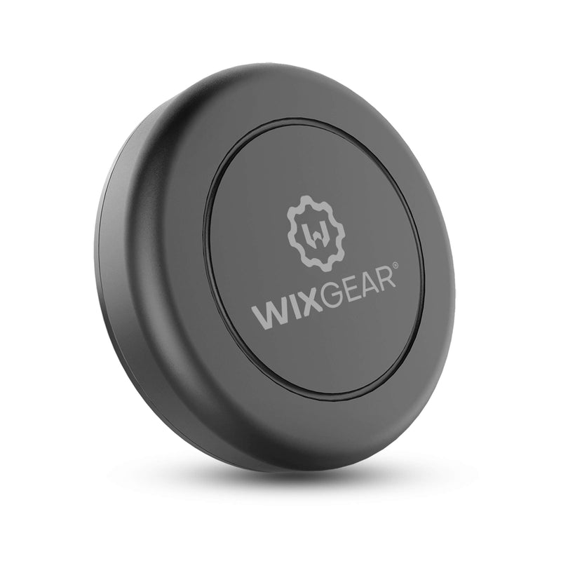  [AUSTRALIA] - WixGear Universal Flat Stick On Dashboard Magnetic Car Mount Holder for Cell Phones and Mini Tablets with Fast Swift-Snap Technology - Extra Slim