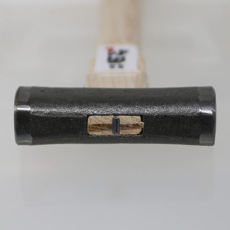  [AUSTRALIA] - KAKURI Carpenter Hammer GENNO 16 oz (450g) Japanese Cypress Wood Handle, Woodworking Hammer Tool for Chisel, Plane, Nail, Heavy Duty Japanese Carbon Steel Square Head Sivler, Made in JAPAN Silver 450 g