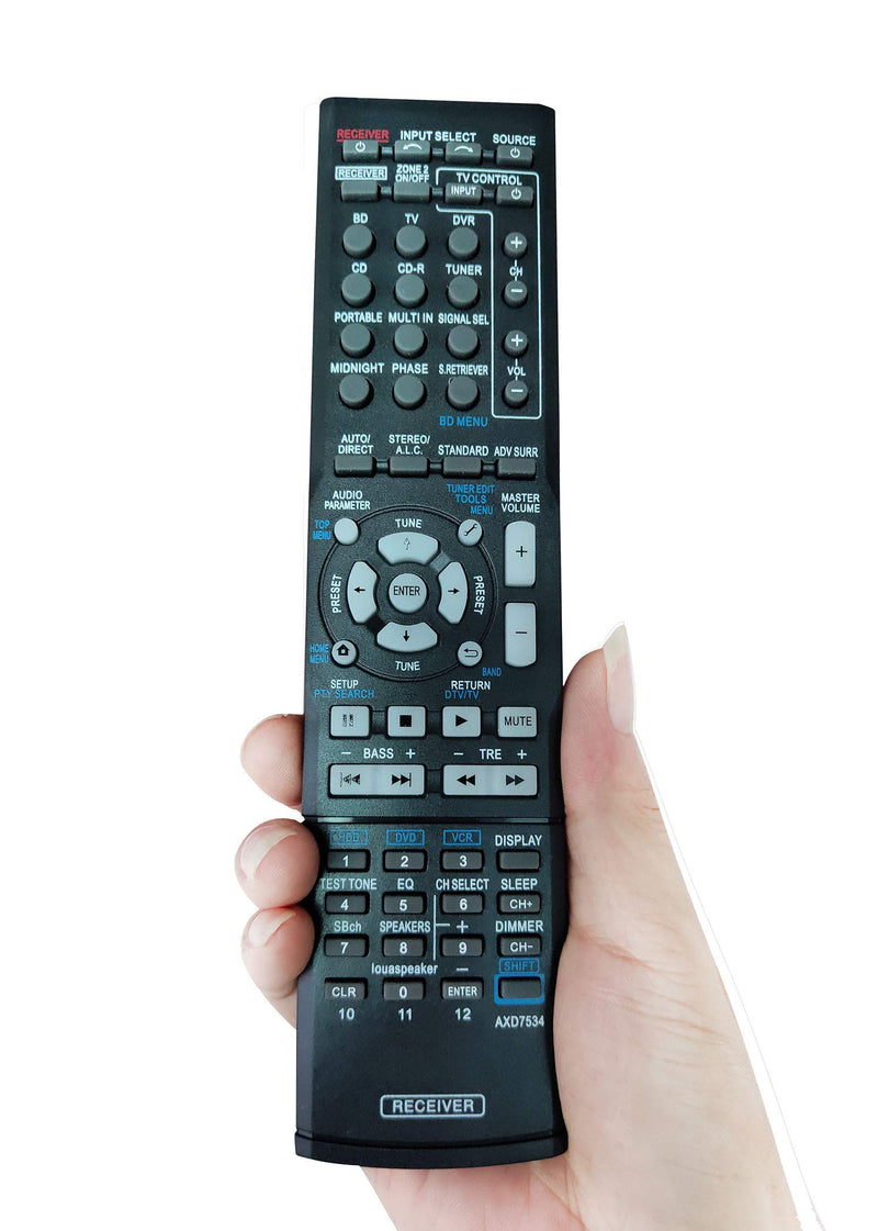 PROROK Remote Control Compatible for Pioneer AV Receiver VSX-519V VSX-519V-K VSX-519V-S VSX-520 VSX-520-K VSX-521 VSX-521-K VSX-522-K VSX-517-S VSX-817-K VSX-817-S VSX-917V VSX-821-K - LeoForward Australia