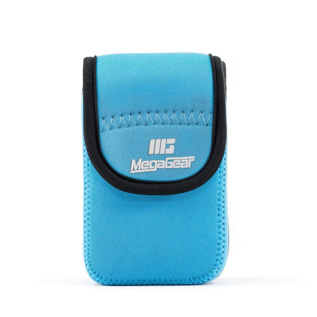  [AUSTRALIA] - MegaGear Sony Cyber-Shot DSC-W800 Ultra Light Neoprene Camera Case, with Carabiner - Blue - MG771