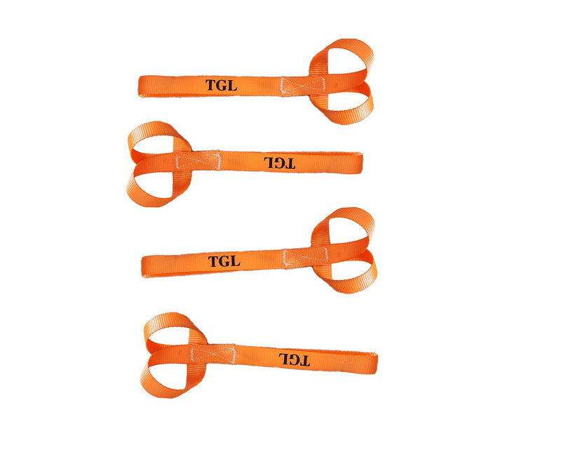  [AUSTRALIA] - TGL 18 inch Tie Down Straps, 2,300 LB per strap, 4-pack 1”