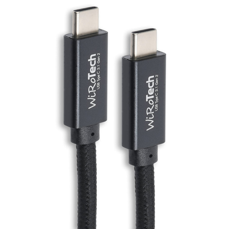  [AUSTRALIA] - WiRoTech Samsung Galaxy S22 Compatible Charging Cable, USB C 3.1 Gen2 10Gbps, Samsung S21 S20 Note, Meta Quest 2, Compatible with MacBook iPad and PC [Straight Connector] (Black, 10 Feet) Black