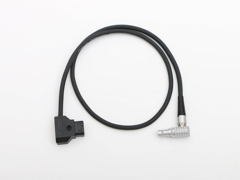  [AUSTRALIA] - D-tap to Male 0B 2pin Right Angle Power Cable 1.6ft for Power Teradek Bond