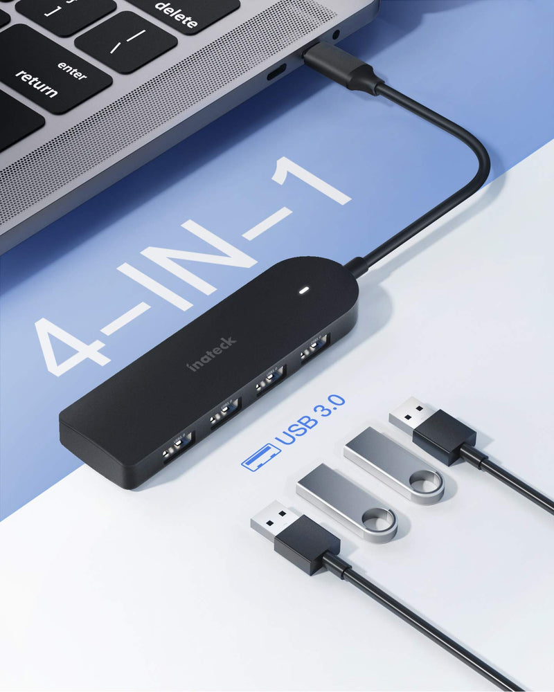 Inateck USB C Hub with 4 USB Type-A 3.0 Ports - LeoForward Australia