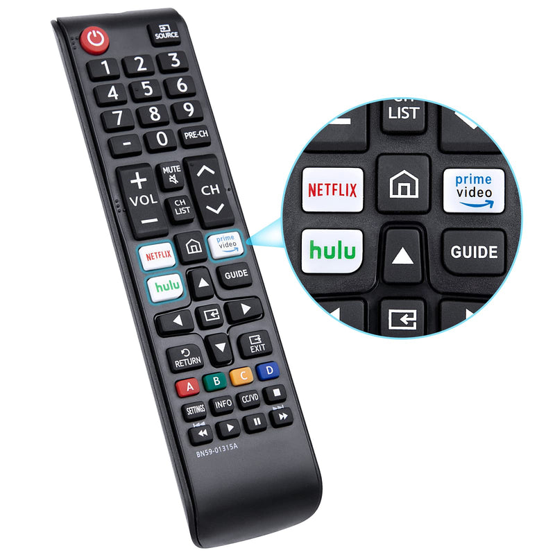  [AUSTRALIA] - Replacement BN59-01315A Remote Control Compatible with Samsung 4K Crystal UHD 6/7/8/9/TU-7000 Series Smart TV(BN59-01315J/BN59-01315E)