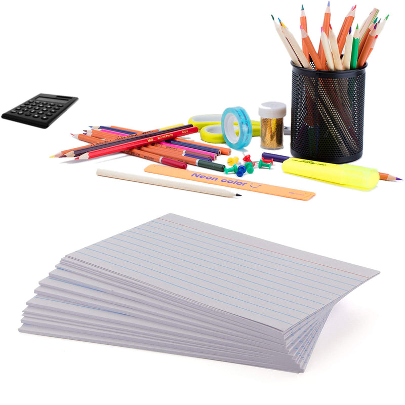  [AUSTRALIA] - Emraw Heavy Weight Ruled Index Cards 3x5 Inch Card 100 Sheets Perfect for Creating Flash Cards, Making Lists (100 Sheets Per Pack) (Pack of 2)